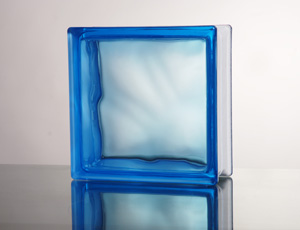 中国名牌:彩色玻璃砖-蓝云雾砖